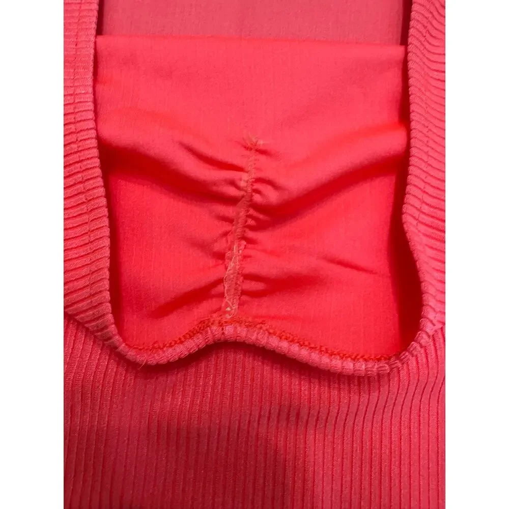 Aerie pink ribbed swimsuit cover up mini skirt in XL